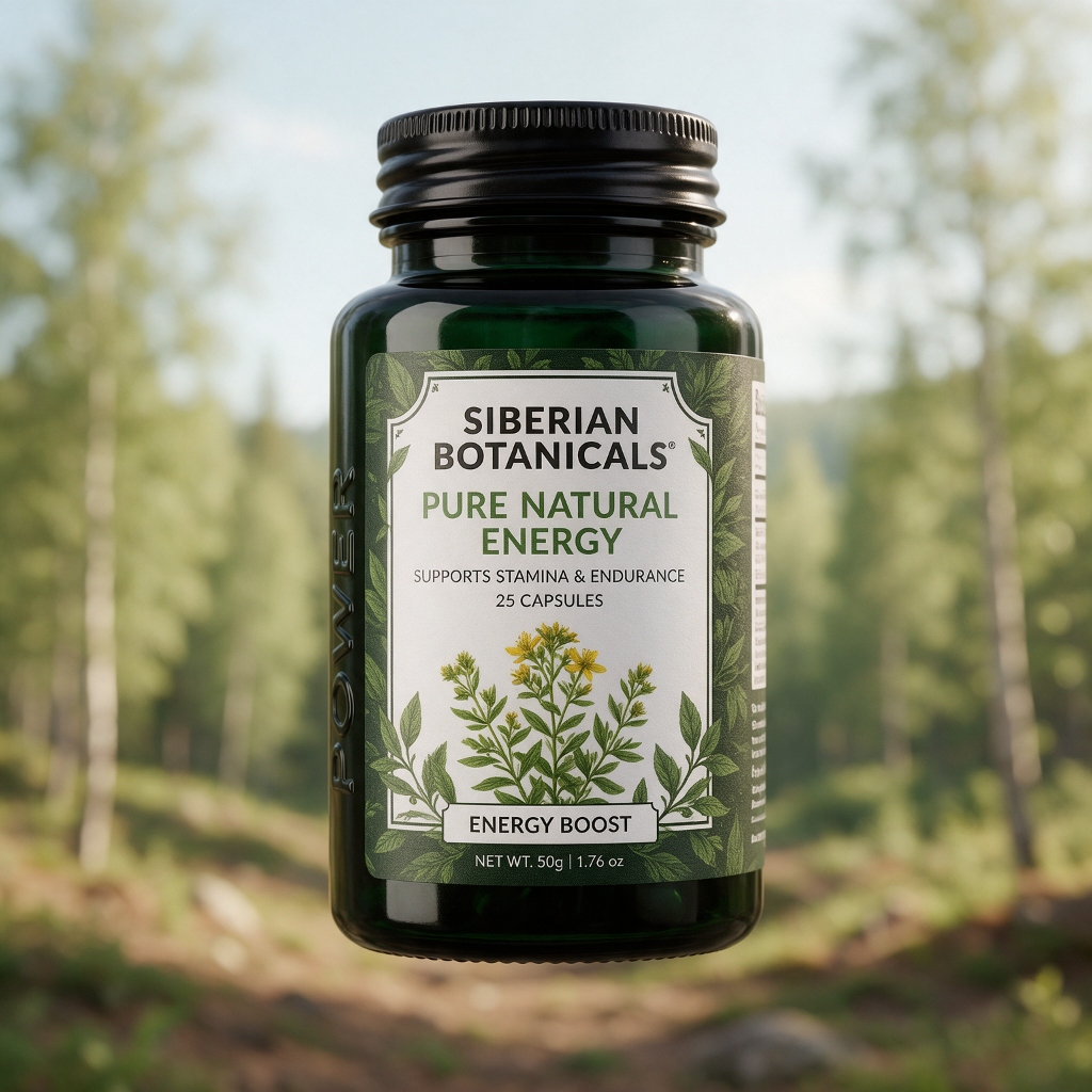 Siberian Botanicals Pure Natural Energy Flasche